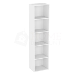 Oxford 5-Tier Cube Bookcase - White