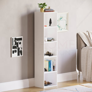 Oxford 5-Tier Cube Bookcase - White
