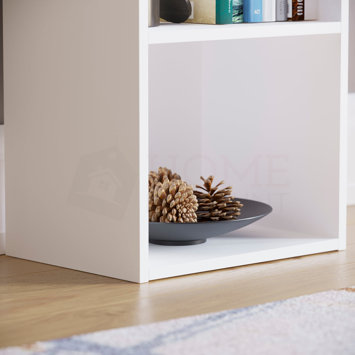 Oxford 5-Tier Cube Bookcase - White