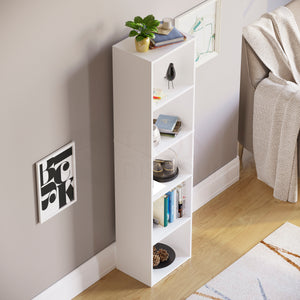 Oxford 5-Tier Cube Bookcase - White