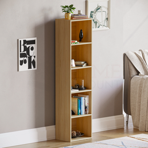 Oxford 5-Tier Cube Bookcase - Oak