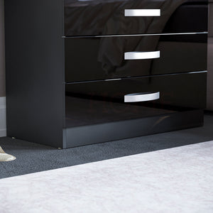 Hulio Trio Bedroom Set - Black