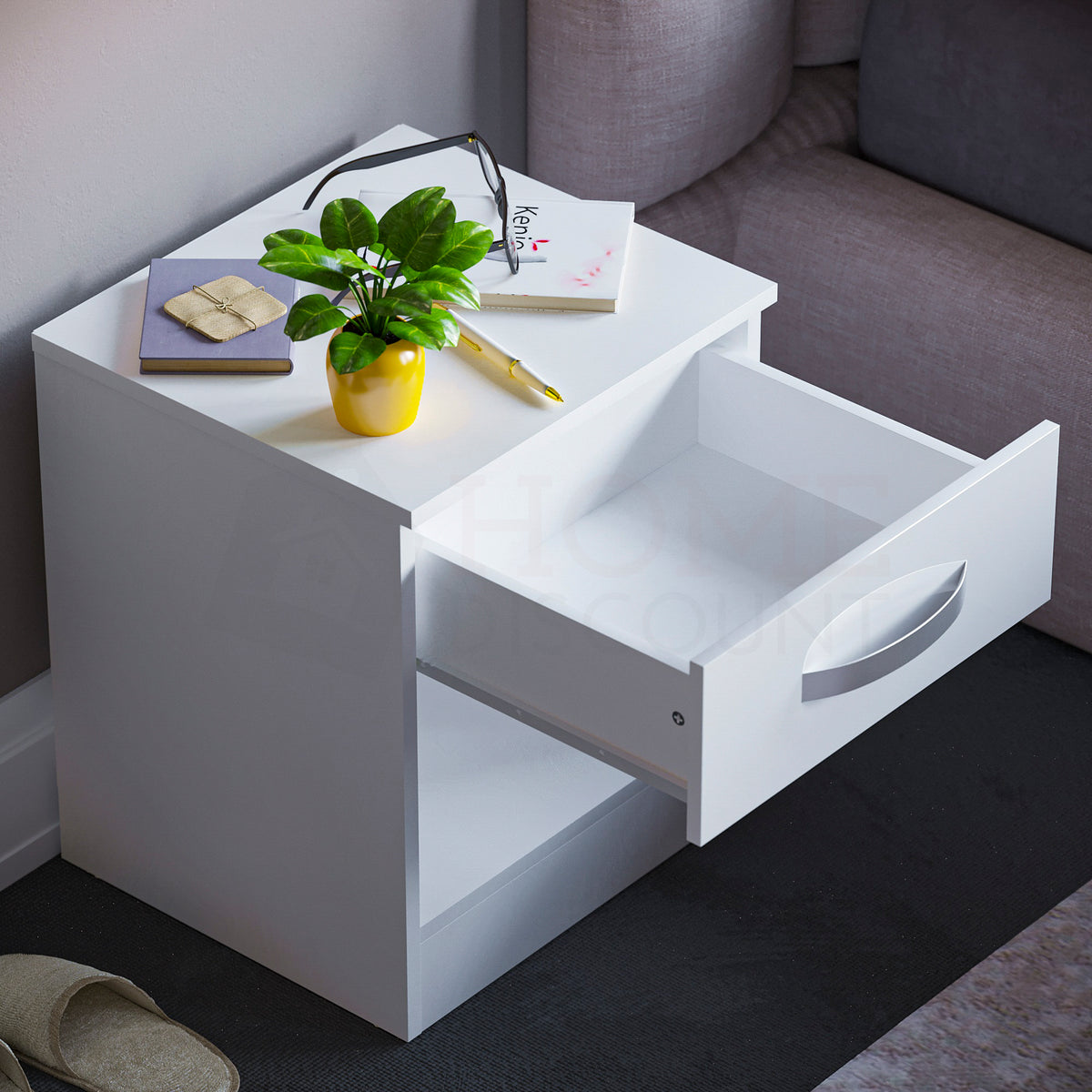 Hulio Trio Bedroom Set - White