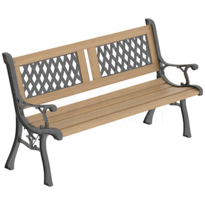 Garden Bench - Twin Cross Style