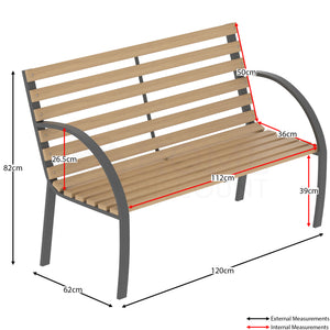 Slatted Garden Bench