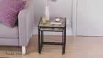 Brooklyn Nest of 2 Tables - Dark Wood