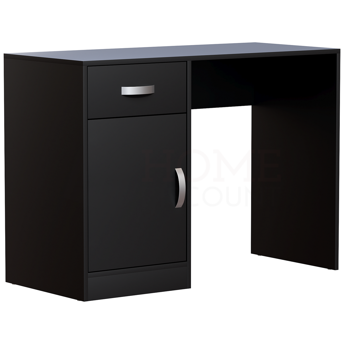 Hudson 1-Drawer 1-Door Computer Desk, Black