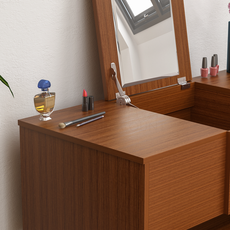 Ava Dressing Table, Walnut