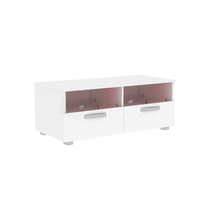 Vogue 2-Drawer LED TV Unit - White