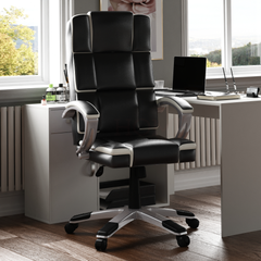 Henderson Office Chair, Black & White