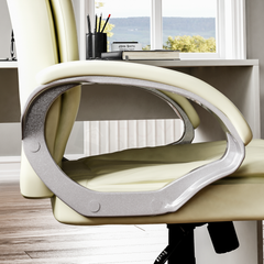 Charlton Office Chair, Cream