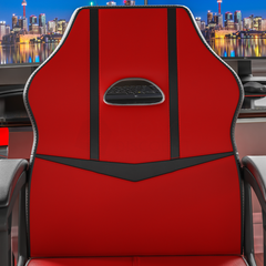 Comet Racing Gaming Chair, Red & Black