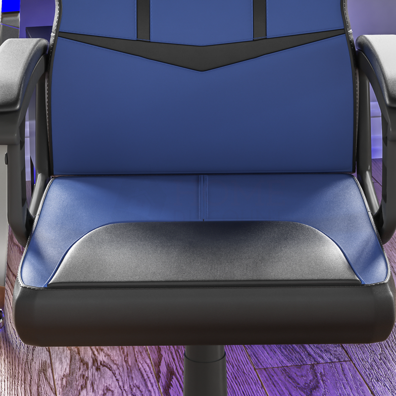 Comet Racing Gaming Chair, Blue & Black