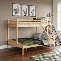 Vida Designs Sydney Triple Sleeper Bunk Bed, Pine
