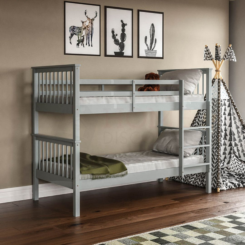Milan Bunk Bed, Grey