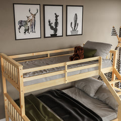 Milan Triple Sleeper Bunk Bed, Pine