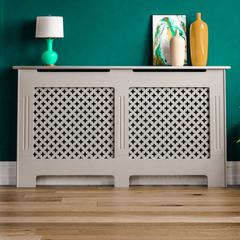 Oxford Radiator Cover Grey, Large