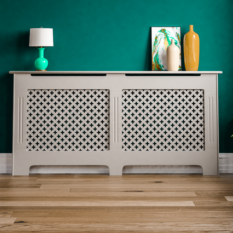 Oxford Radiator Cover Grey, Extra Large