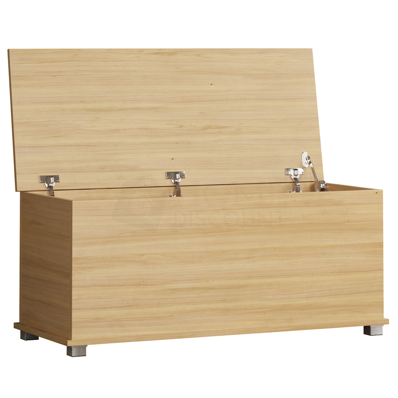 Leon Storage Ottoman Pine Home Discount Ltd