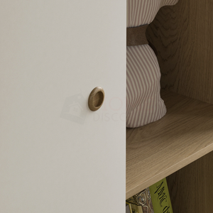 Neptune 1-Door Wardrobe - White & Oak