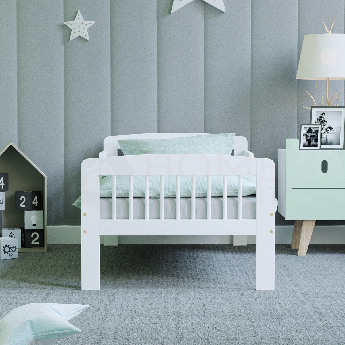 Scorpio Toddler Bed - White