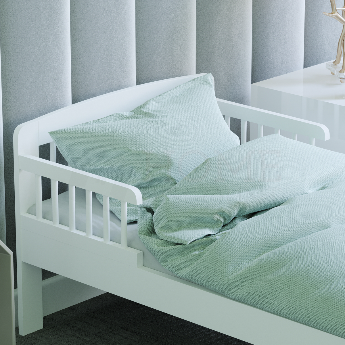 Scorpio Toddler Bed - White