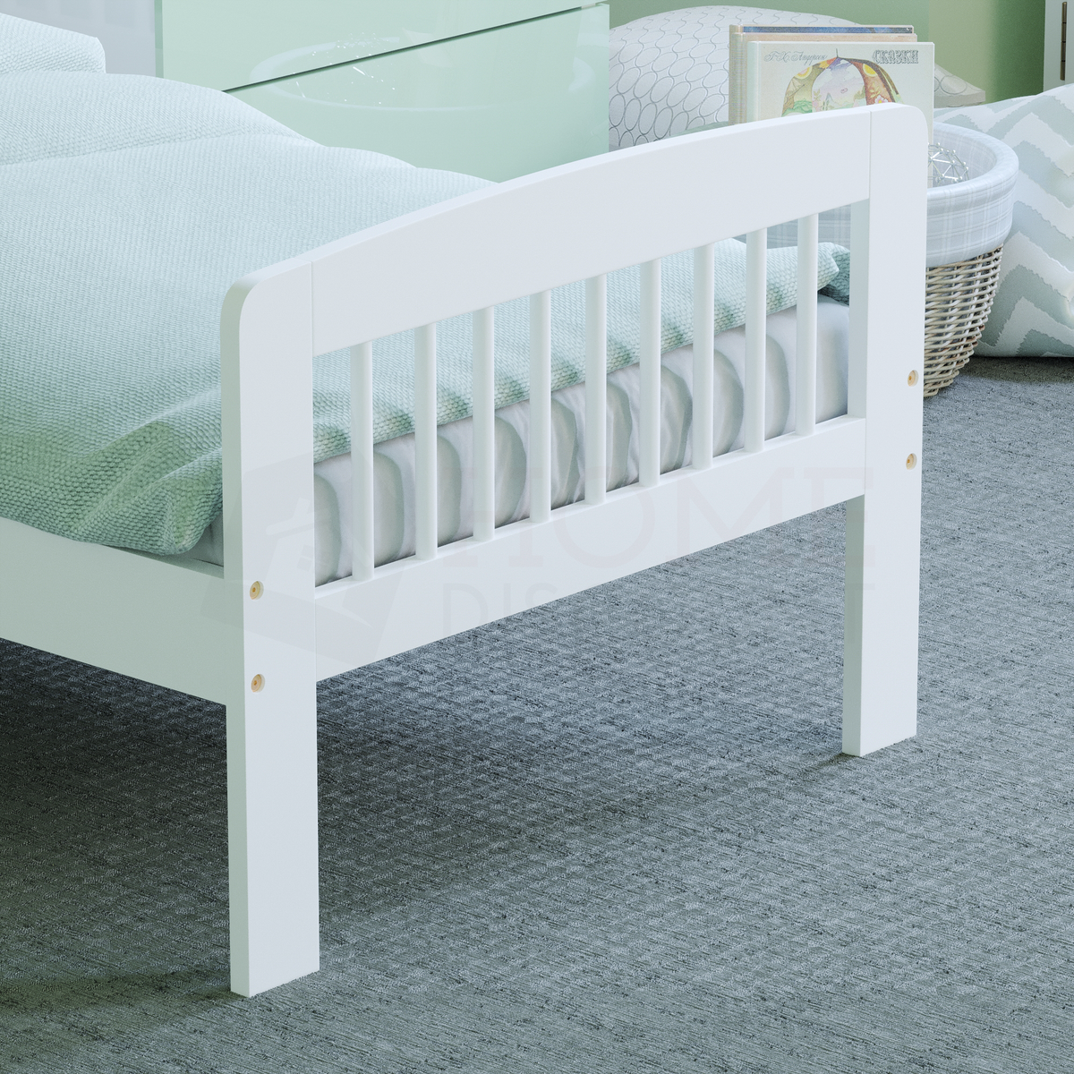 Scorpio Toddler Bed - White