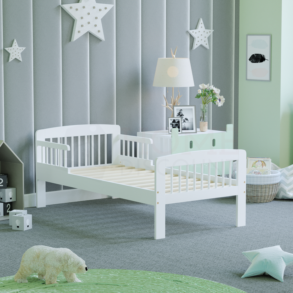 Scorpio Toddler Bed - White
