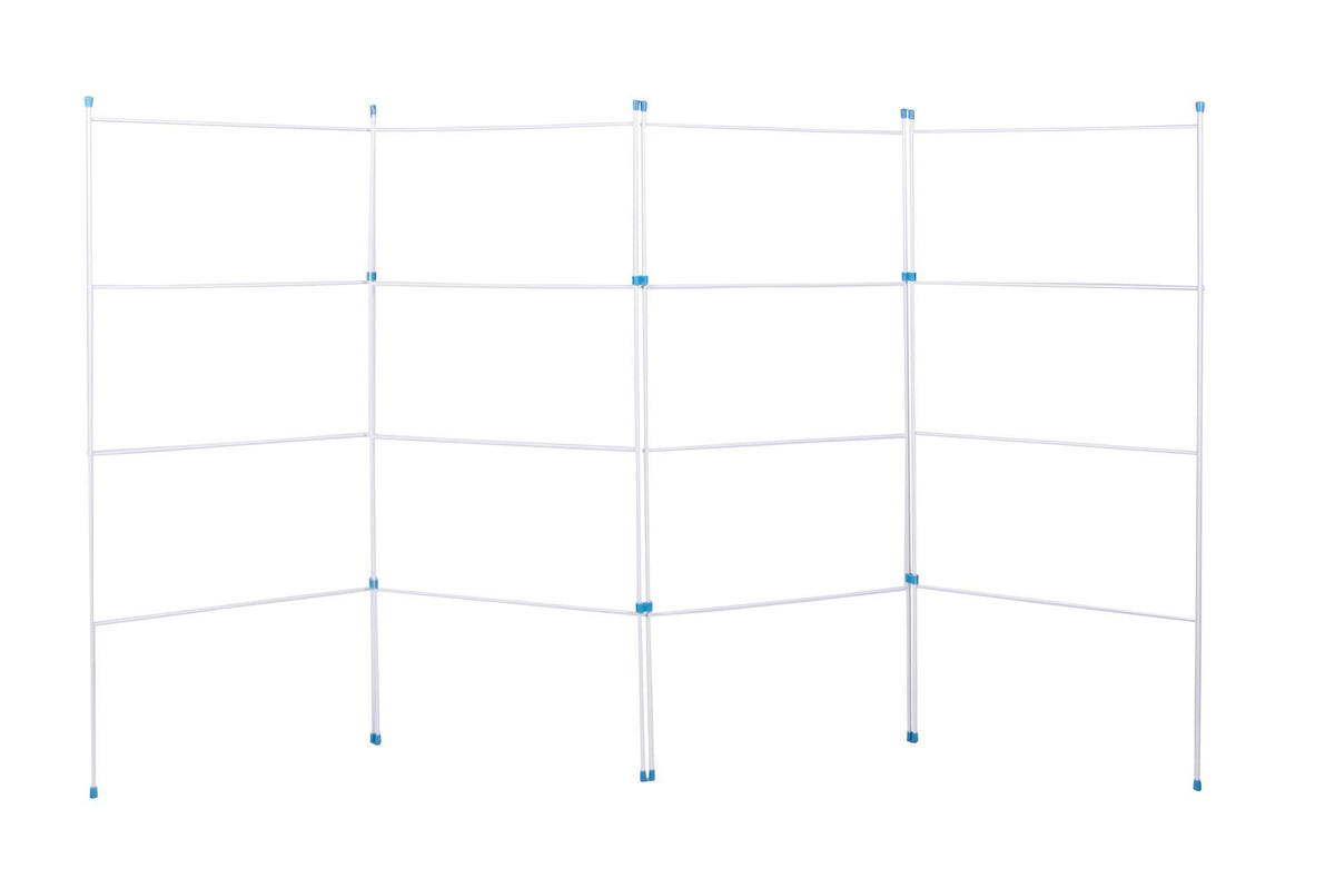 4-Fold Clothes Airer - White