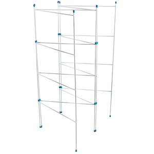 4-Fold Clothes Airer - White