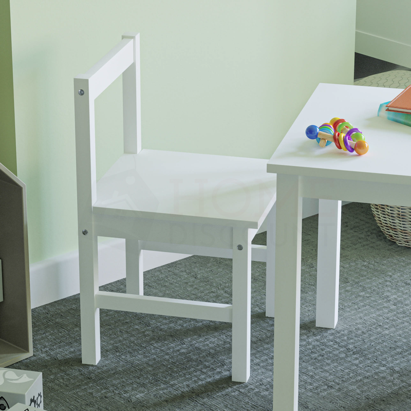 Pisces Kids Table & Chairs, White