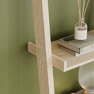 York 5-Tier Ladder Bookcase - Pine