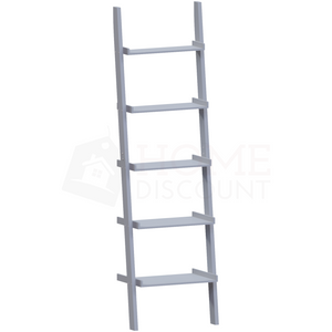 York 5-Tier Ladder Bookcase - Grey