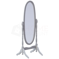 Nishano Oval Cheval Mirror, Grey