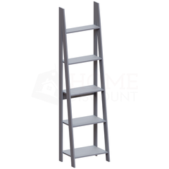 Bristol 5 Tier Step Ladder Bookcase, Grey