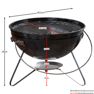Kansas Small Kettle Grill BBQ, Black