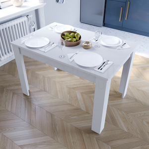 Medina 4-Seater Dining Table - White
