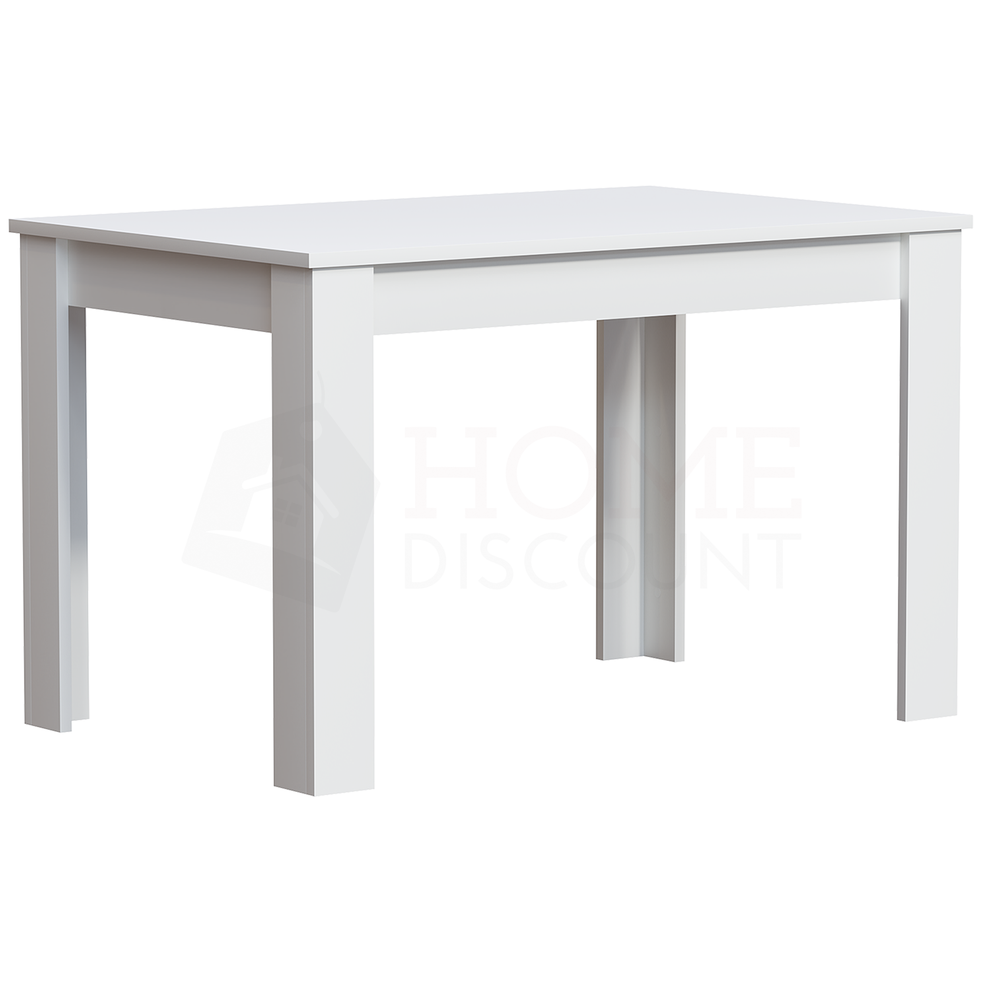 Medina 4 Seater Dining Table White Home Discount Ltd