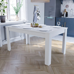 Medina 6-Seater Dining Table - White