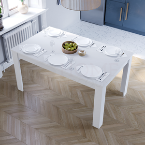 Medina 6-Seater Dining Table - White