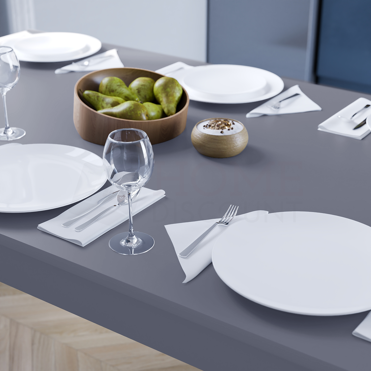 Medina 6-Seater Dining Table - Grey