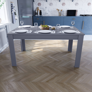 Medina 6-Seater Dining Table - Grey