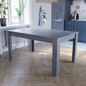 Medina 6-Seater Dining Table - Grey