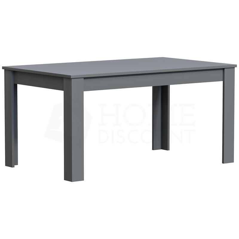 Medina 6 Seater Dining Table, Grey