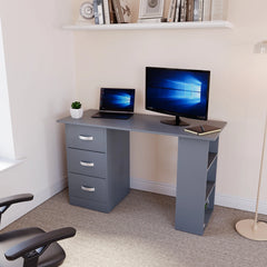 Vida Designs Mason Computer Desk, Grey