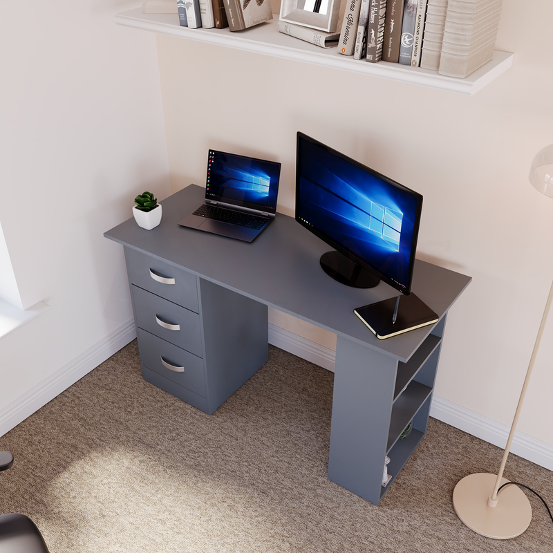 Mason Computer Desk, Grey