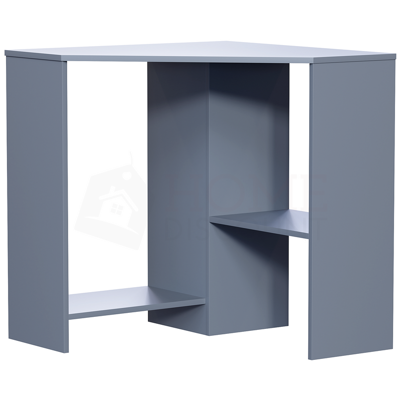 Hetton Corner Computer Desk Grey Home Discount Ltd