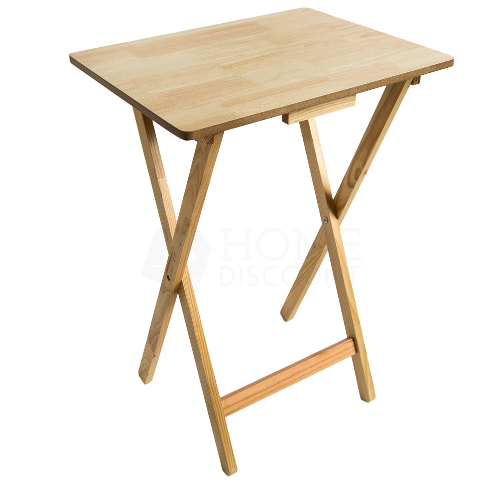 Folding Snack Table - Natural