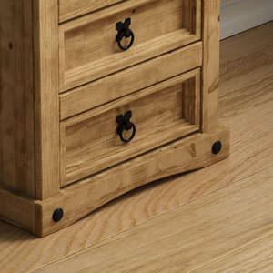 Corona 3-Drawer Bedside Chest