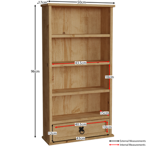 Corona 1-Drawer DVD Rack